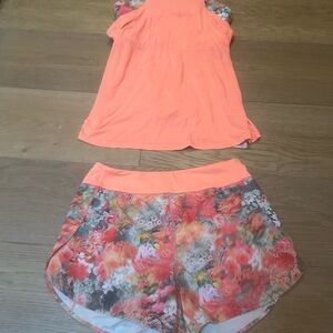 Athleta Girl Tank and Shorts Set